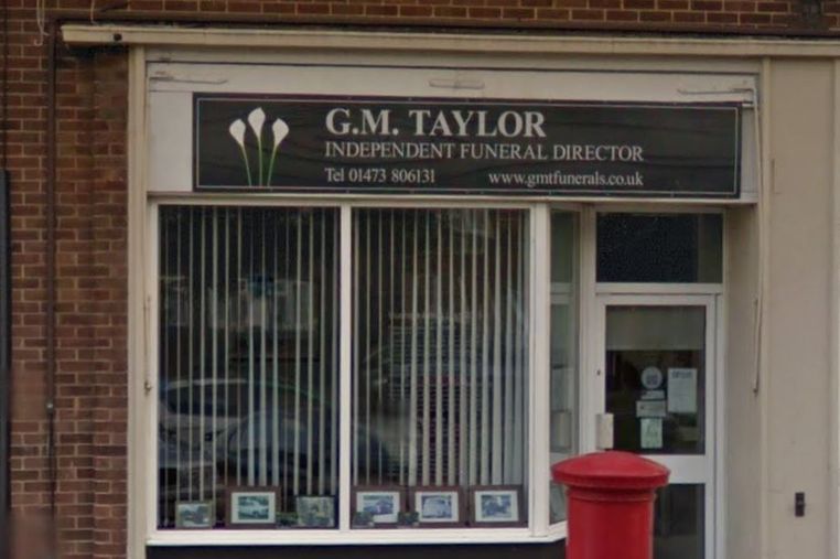 G.M Taylor Independent Funeral Directors, Ulster Avenue, Ipswich ...